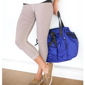Lululemon Wunder Under Stripe Crop Leggings